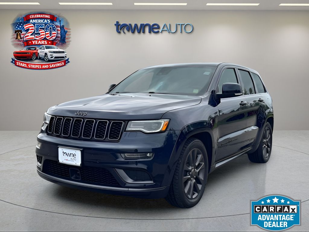 True Blue Pearlcoat 2018 Jeep Grand Cherokee SUV / Crossover Four-Wheel Drive 8-Speed Automatic