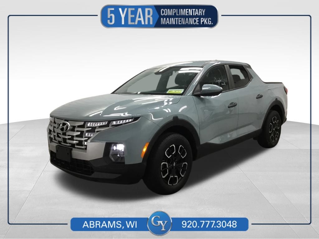 Blue / Stone 2024 Hyundai Santa Cruz Pickup Truck Front-Wheel Drive 8-Speed Automatic