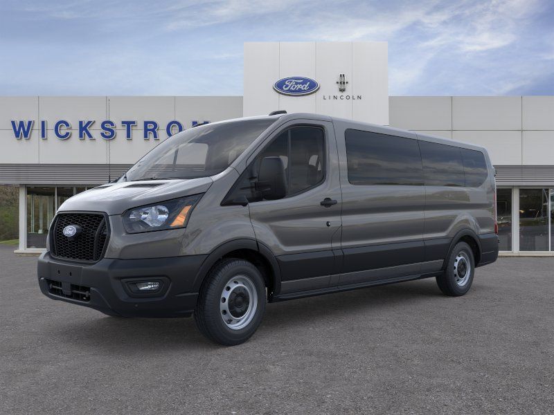 Carbonized Gray Metallic 2026 Ford Transit Passenger Van Rear-Wheel Drive 