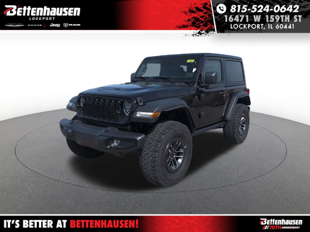 Black Clearcoat 2026 Jeep Wrangler SUV / Crossover Four-Wheel Drive 8-Speed Automatic