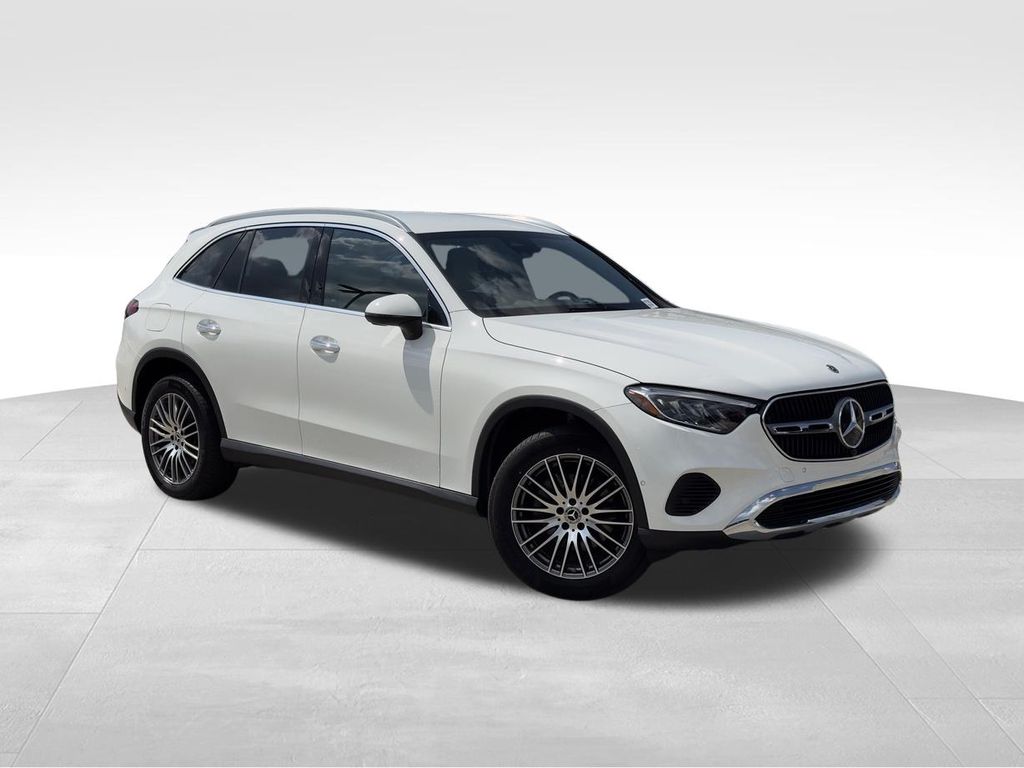 Polar White 2025 Mercedes-Benz GLC SUV / Crossover All-Wheel Drive 9-Speed Automatic