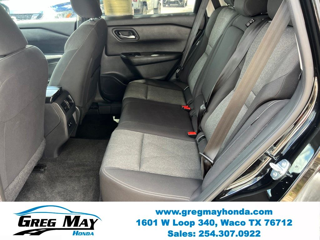 2024 Nissan Rogue SV Black at Greg May Honda