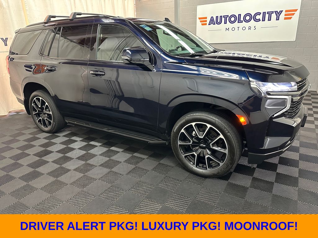 Midnight Blue Metallic 2021 Chevrolet Tahoe SUV / Crossover Four-Wheel Drive