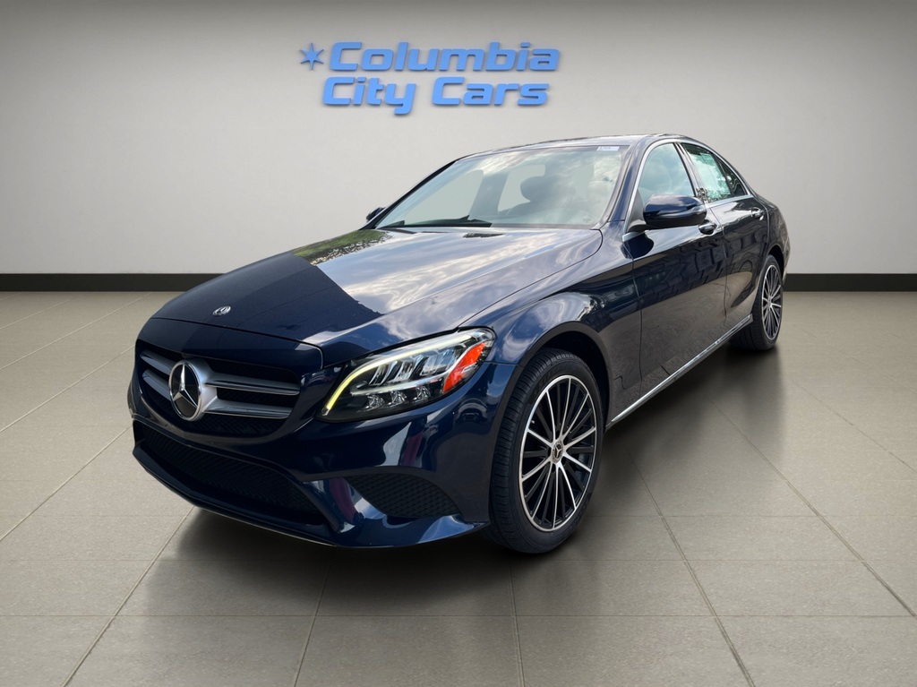 Blue 2020 Mercedes-Benz C-Class Sedan All-Wheel Drive 9-Speed Automatic