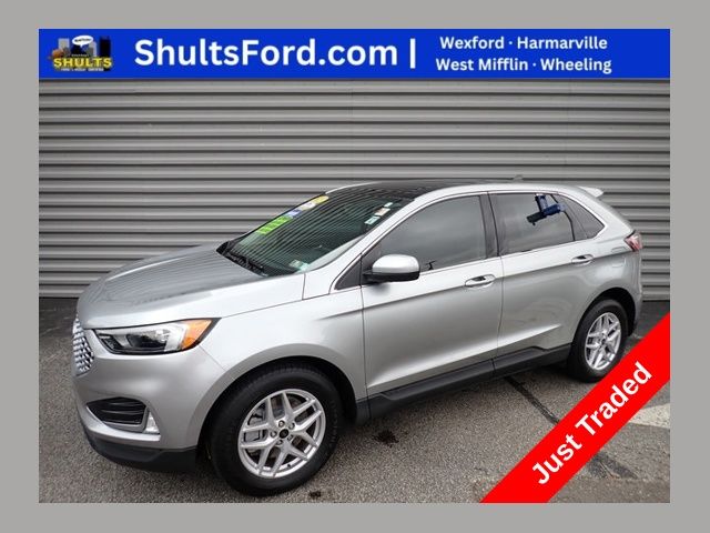 Silver Metallic 2023 Ford Edge SUV / Crossover All-Wheel Drive 8-Speed Automatic