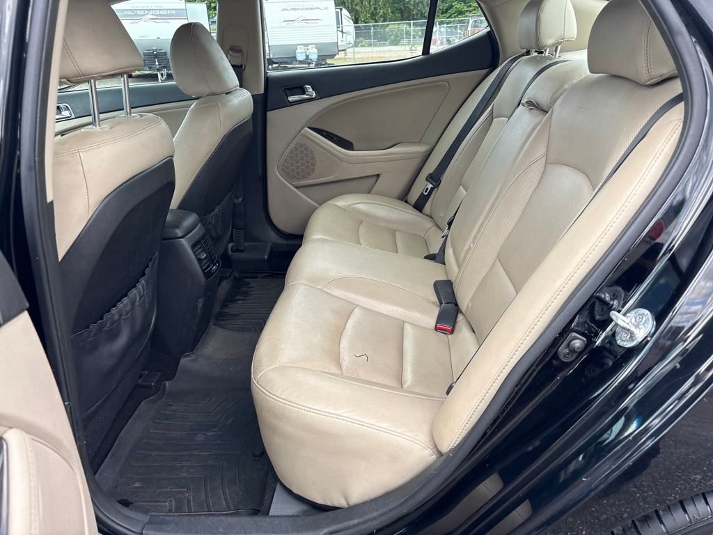 2015 Ebony Black Kia Optima EX FWD Sedan