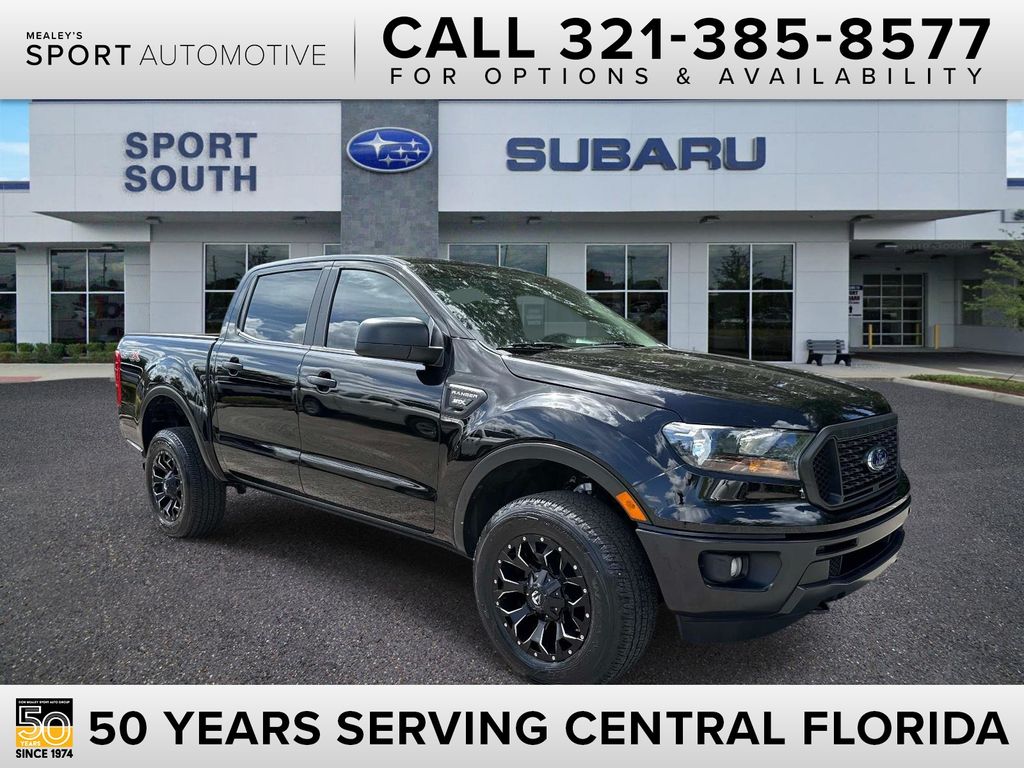 Shadow Black 2019 Ford Ranger XL SuperCrew RWD Pickup Truck 4X2 Automatic
