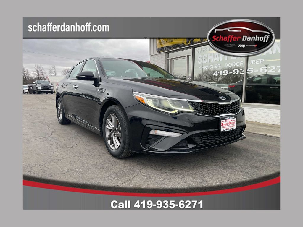 Ebony Black 2020 Kia Optima LX FWD Sedan Front-Wheel Drive 6-Speed Automatic