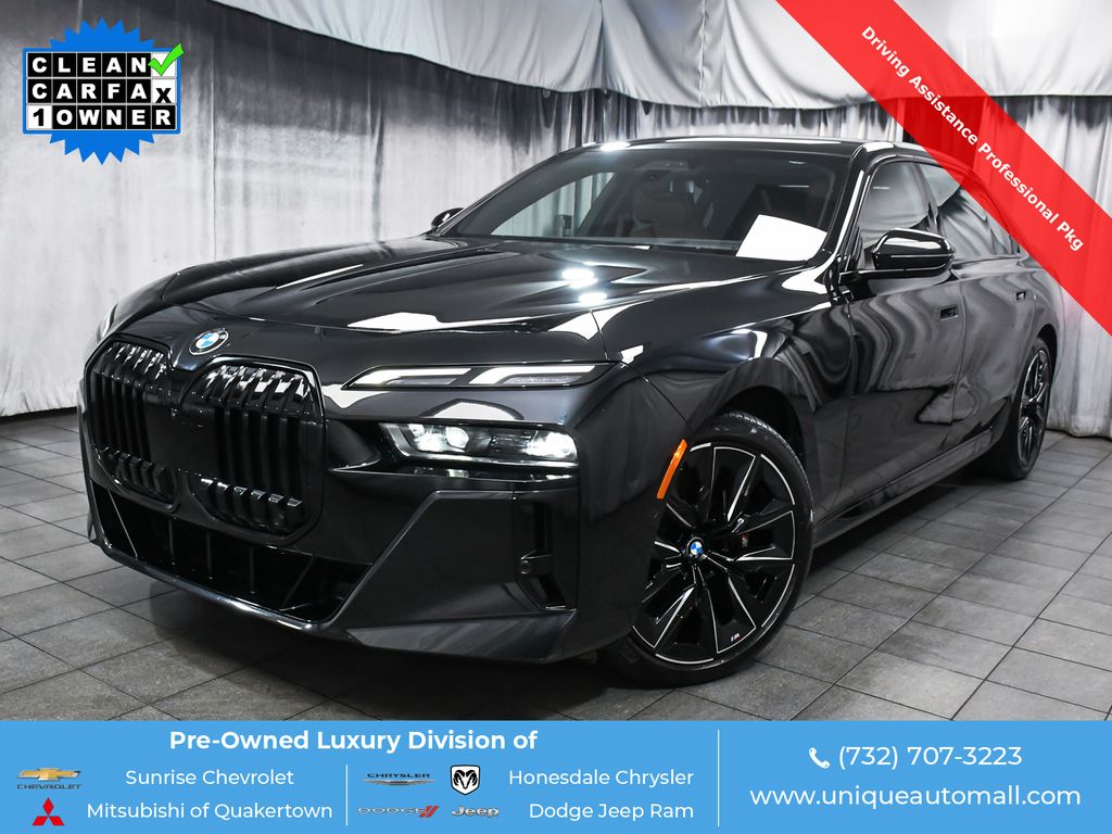 Black Sapphire Metallic 2023 BMW 7 Series 760i xDrive AWD Sedan All-Wheel Drive 8-Speed Automatic