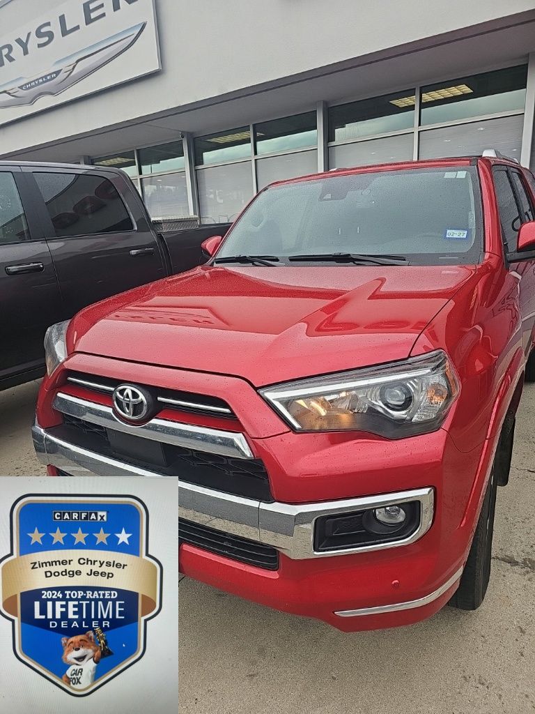 Red 2024 Toyota 4Runner Limited 4WD SUV / Crossover All-Wheel Drive 5-Speed Automatic