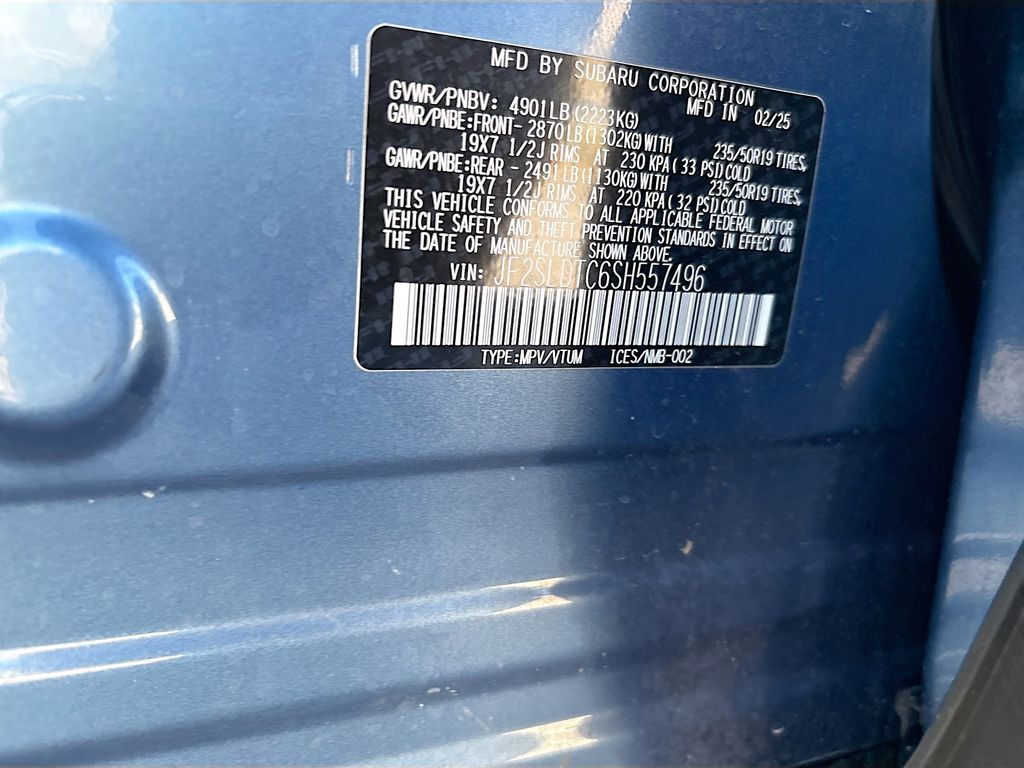Used 2025 Blue Subaru Touring image 34