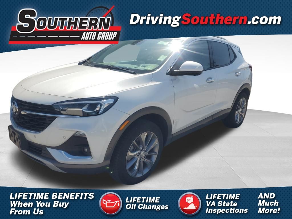 White Frost Tricoat 2023 Buick Encore GX Essence AWD SUV / Crossover All-Wheel Drive 9-Speed Automatic