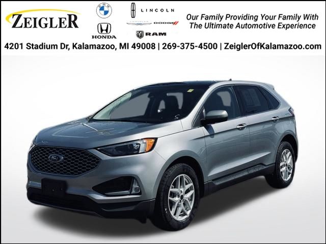 Silver Metallic 2024 Ford Edge SUV / Crossover All-Wheel Drive 8-Speed Automatic
