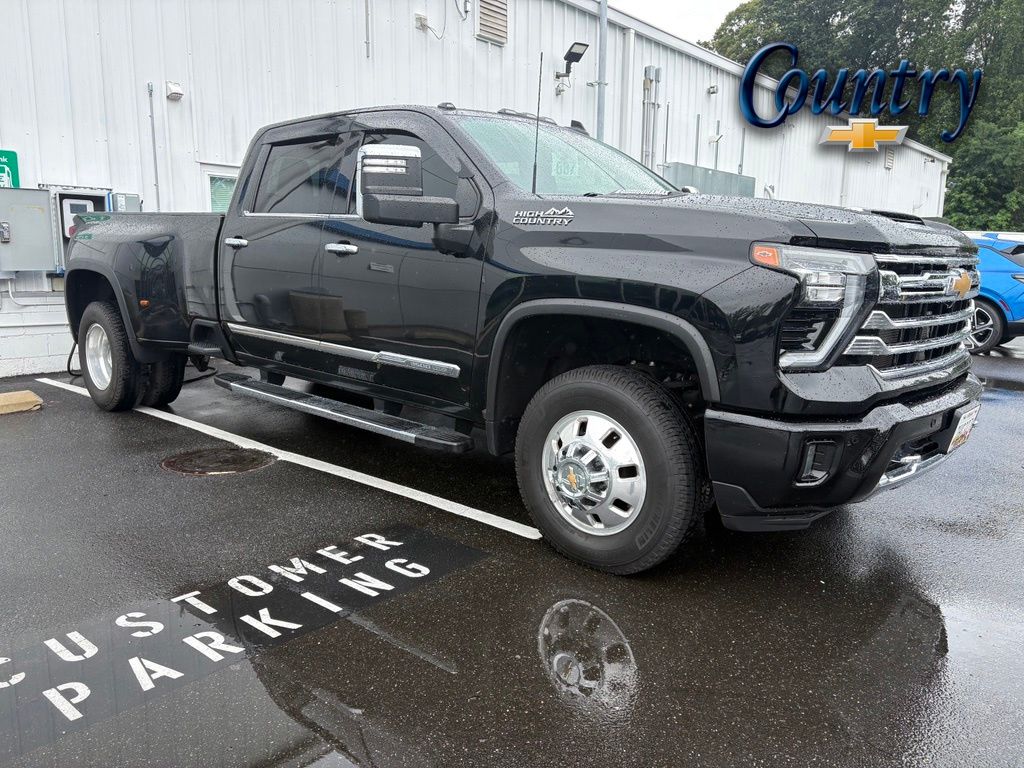 Black 2024 Chevrolet Silverado 3500HD Pickup Truck Four-Wheel Drive Automatic