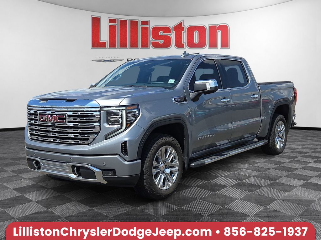 Sterling Metallic 2024 GMC Sierra 1500 Denali Crew Cab 4WD Pickup Truck Four-Wheel Drive Automatic