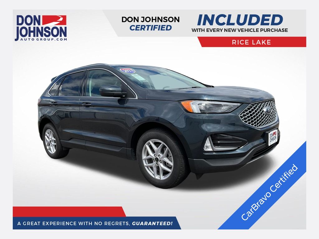 Blue Metallic 2023 Ford Edge SUV / Crossover All-Wheel Drive 8-Speed Automatic
