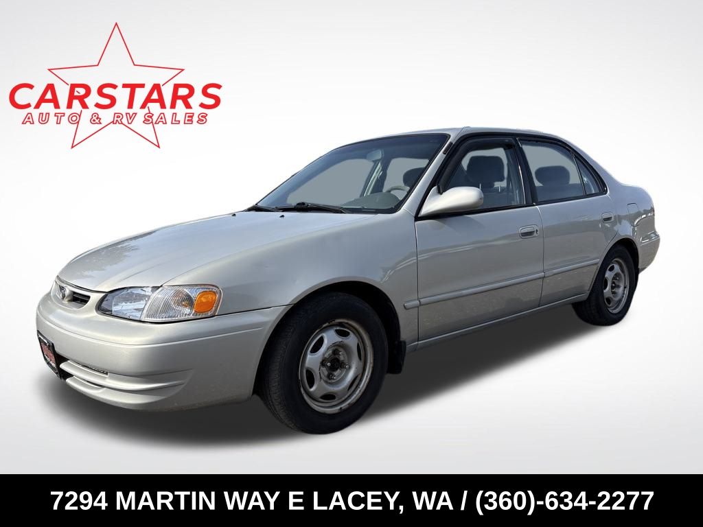 2000 Silver Stream Opal Toyota Corolla LE Sedan