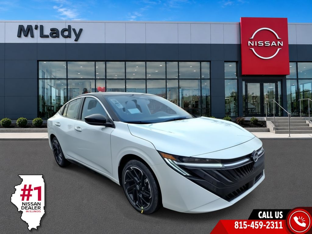 Aspen White 2026 Nissan Sentra Sedan Front-Wheel Drive Continuously Variable Transmission