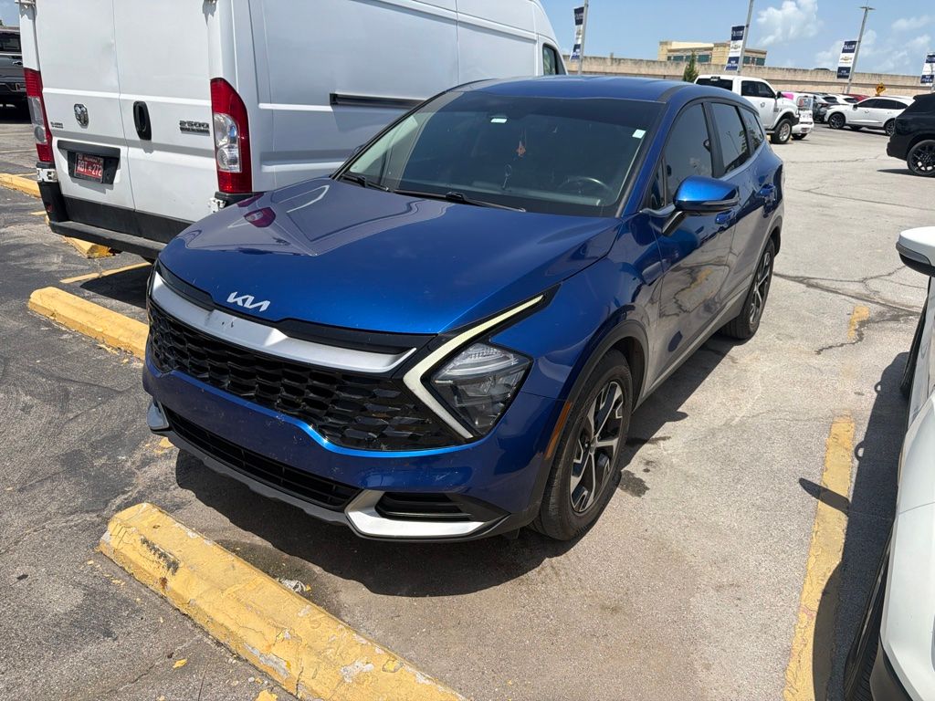 Sapphire Blue 2023 Kia Sportage SUV / Crossover Front-Wheel Drive 8-Speed Automatic