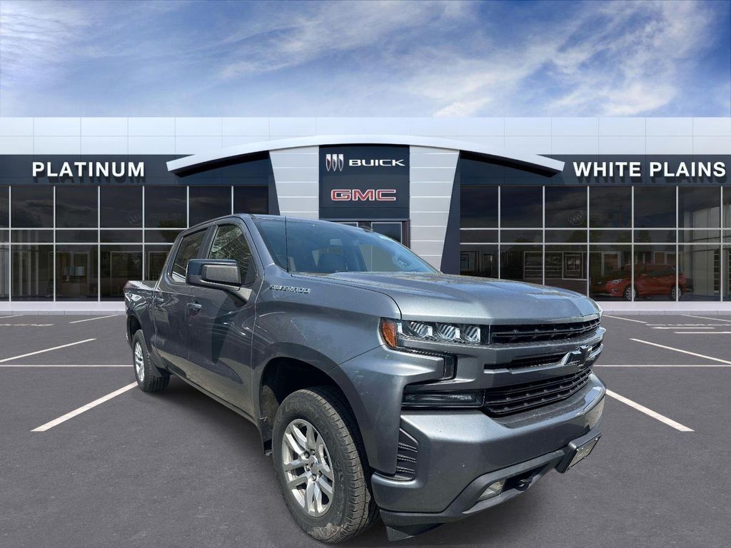 Gray (Satin Steel Metallic) 2020 Chevrolet Silverado 1500 Pickup Truck Four-Wheel Drive 8-Speed Automatic