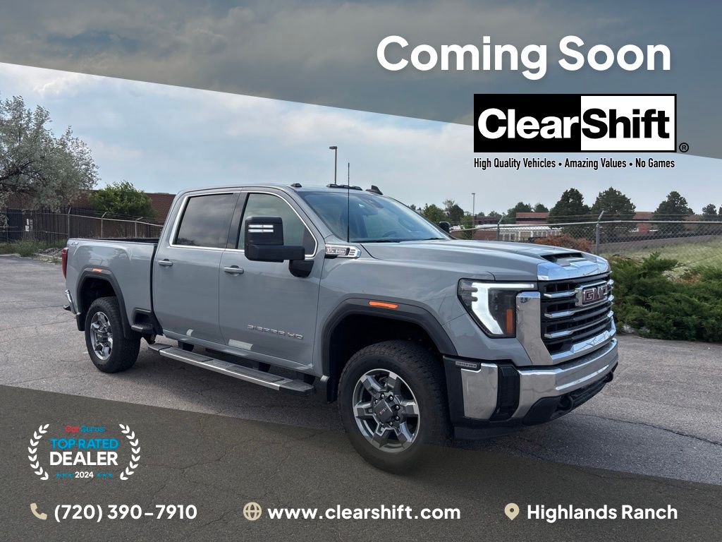 Thunderstorm Gray 2025 GMC Sierra 3500HD Pickup Truck Four-Wheel Drive Automatic