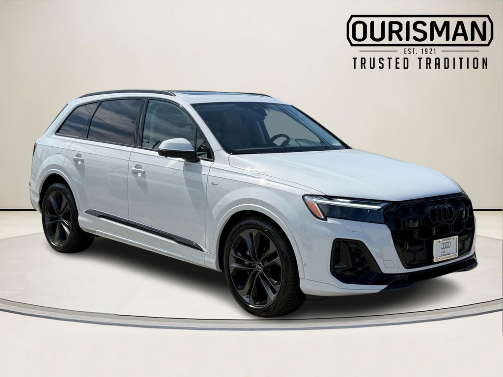 Glacier White Metallic 2026 Audi Q7 SUV / Crossover All-Wheel Drive 8-Speed Automatic