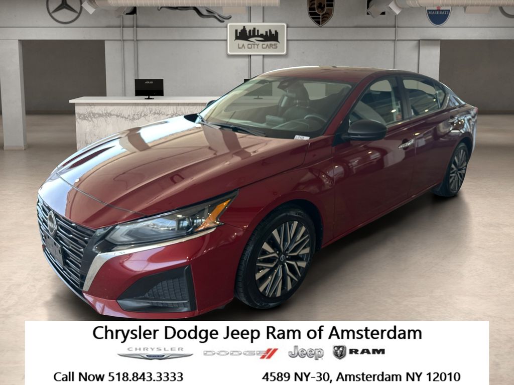 Red (Scarlet Ember) 2024 Nissan Altima Sedan Front-Wheel Drive Continuously Variable Transmission
