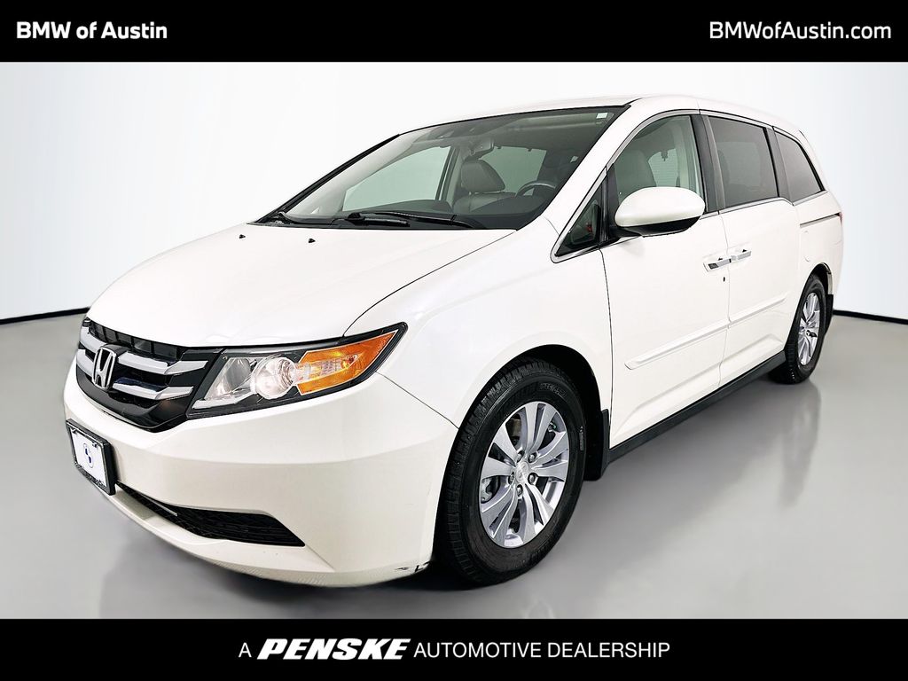 White 2015 Honda Odyssey EX-L FWD Minivan Front-Wheel Drive 6-Speed Automatic
