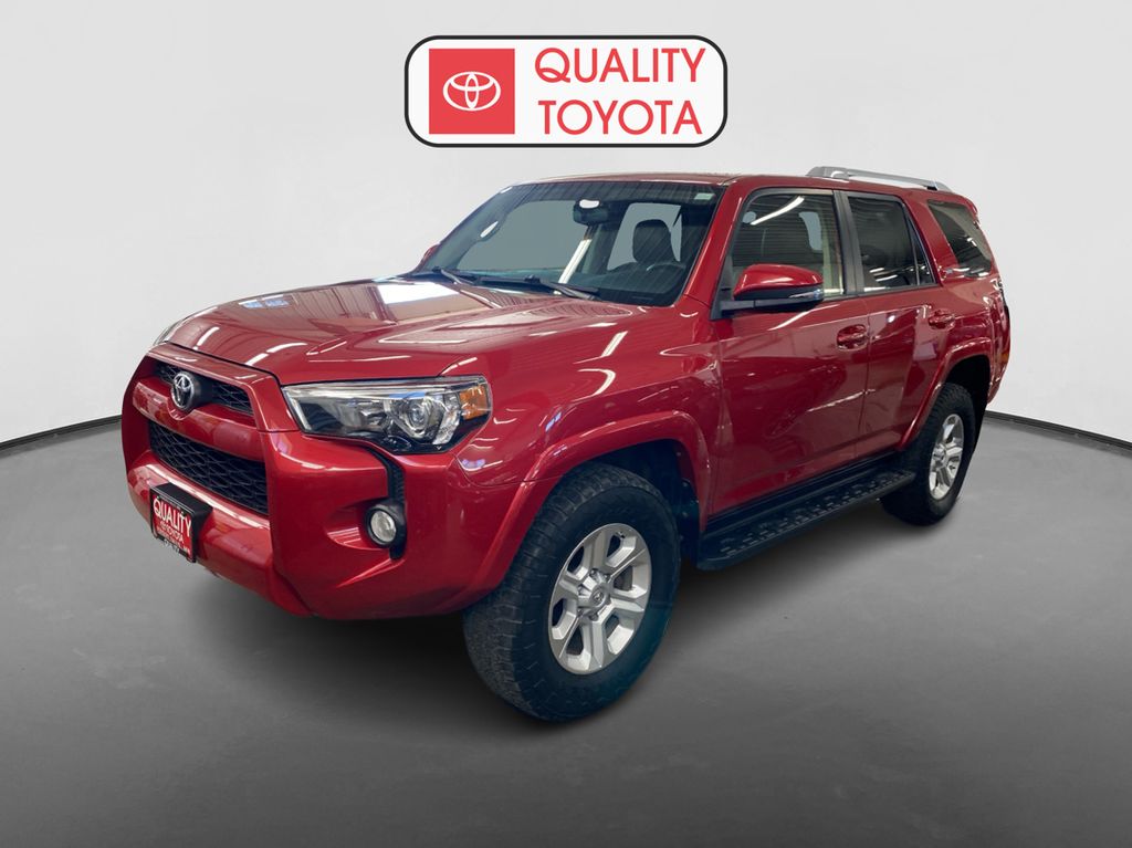 Barcelona Red Metallic 2017 Toyota 4Runner SUV / Crossover Four-Wheel Drive 5-Speed Automatic Overdrive