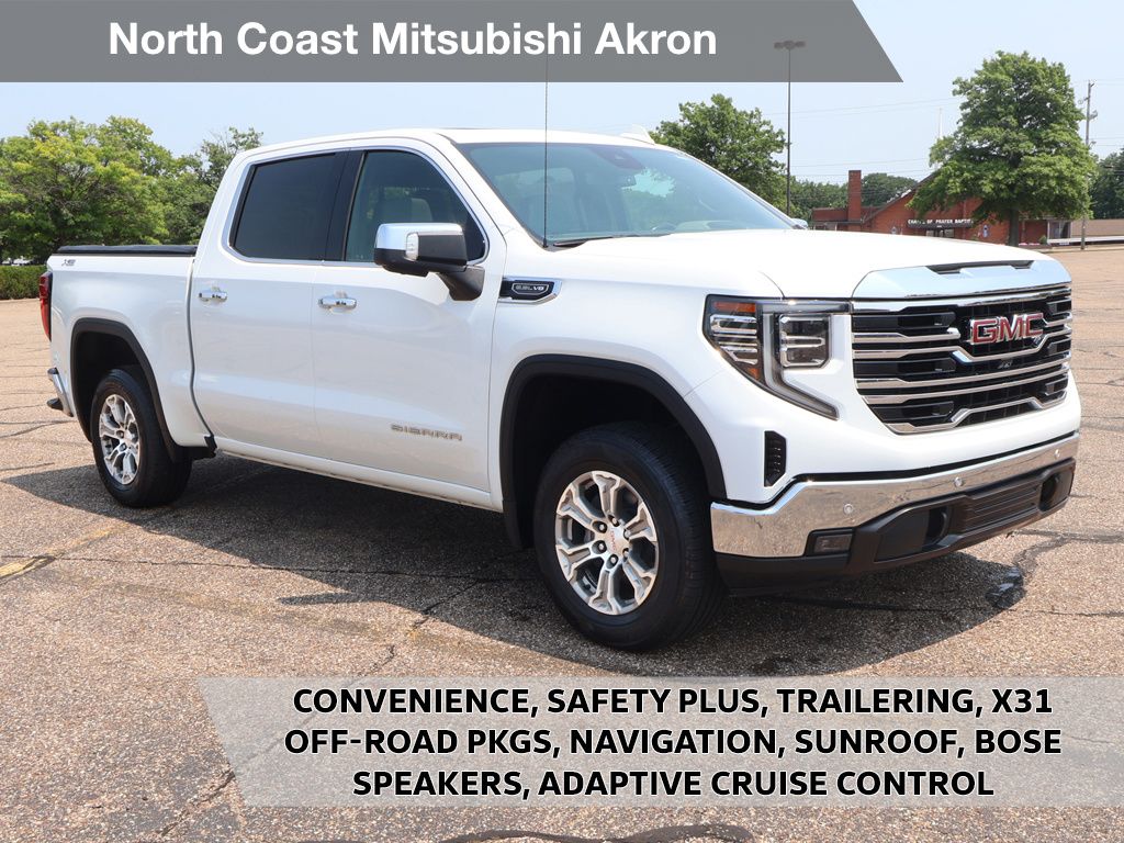 Summit White 2022 GMC Sierra 1500 Pickup Truck Four-Wheel Drive Automatic