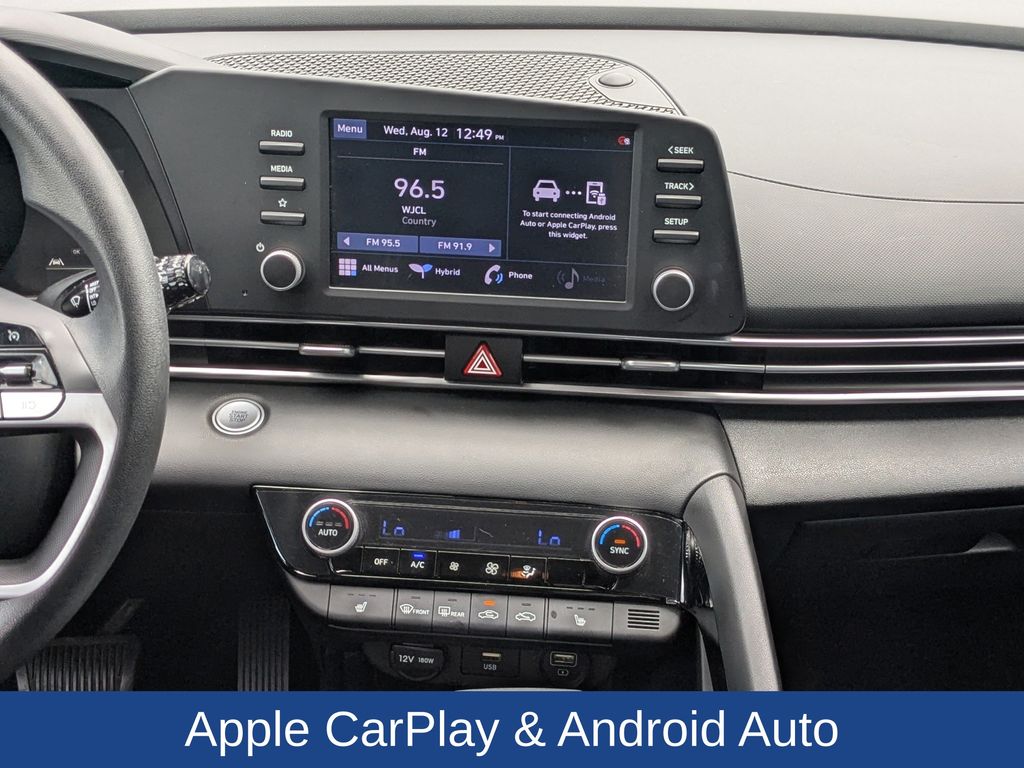 2022 Hyundai Elantra Hybrid Blue