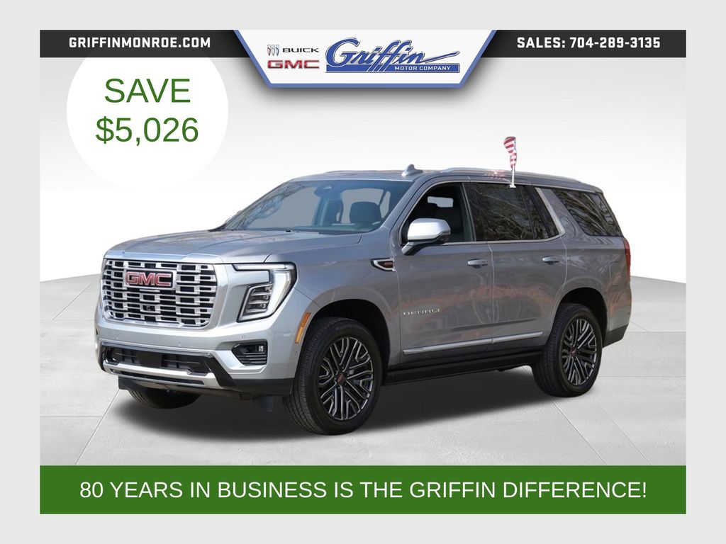Sterling Metallic 2026 GMC Yukon SUV / Crossover Four-Wheel Drive Automatic