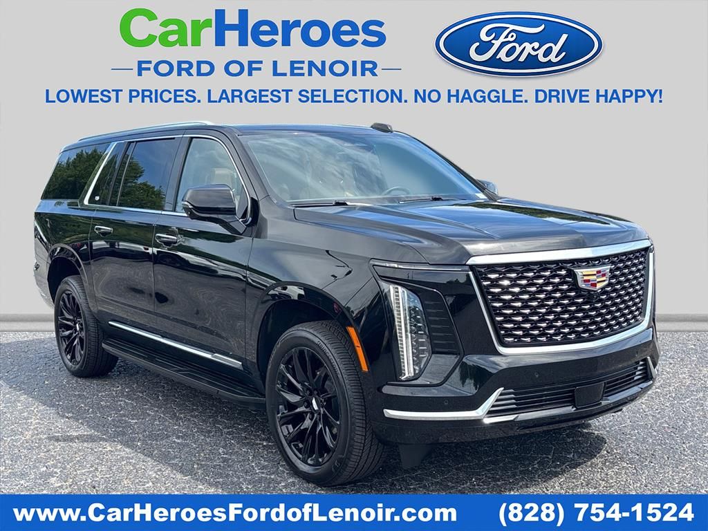 Black 2025 Cadillac Escalade ESV SUV / Crossover Four-Wheel Drive Automatic