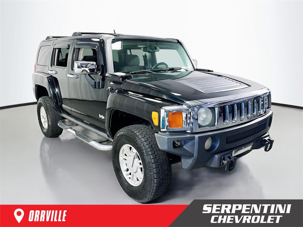 Black 2006 Hummer H3 4dr SUV 4WD SUV / Crossover Four-Wheel Drive 4-Speed Automatic Overdrive