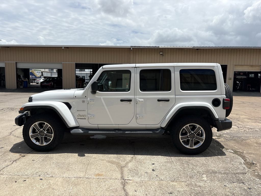 2018 Jeep Wrangler Unlimited Sahara White at Emmons Autoplex