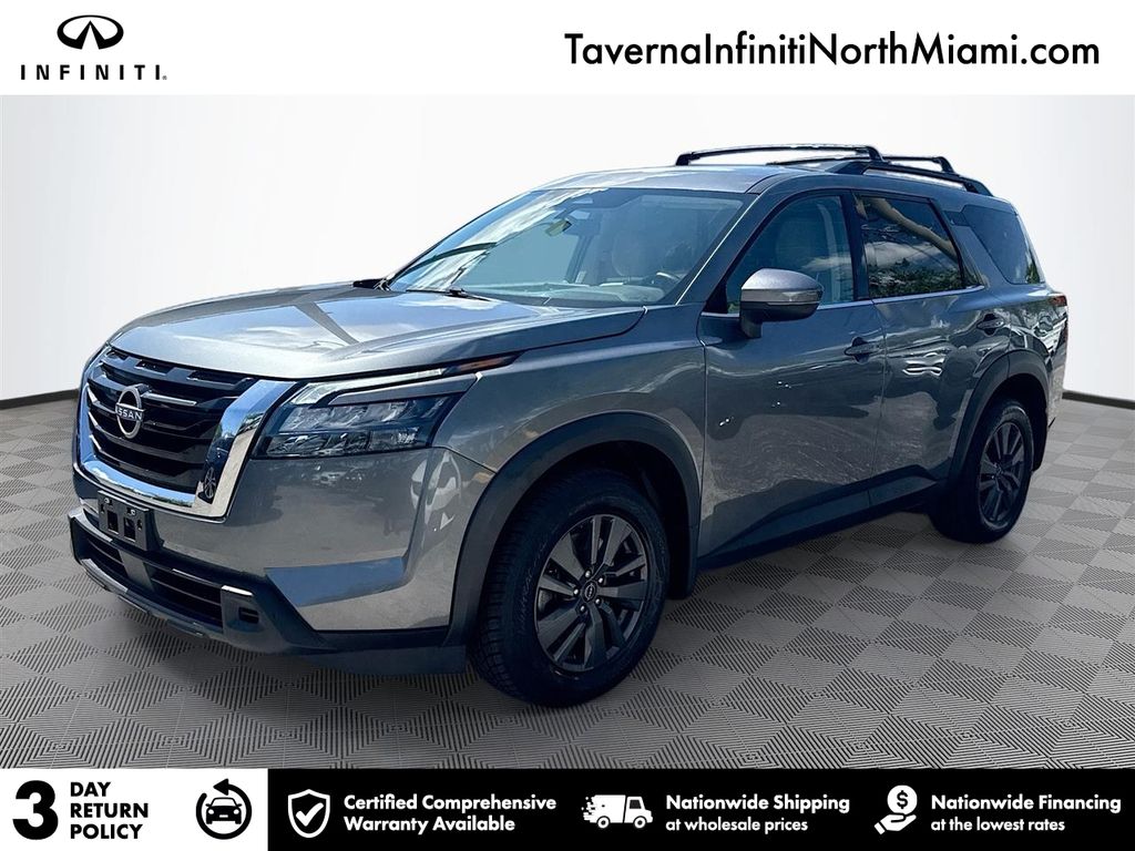 Gray (Gun Metallic) 2024 Nissan Pathfinder SUV / Crossover All-Wheel Drive 9-Speed Automatic