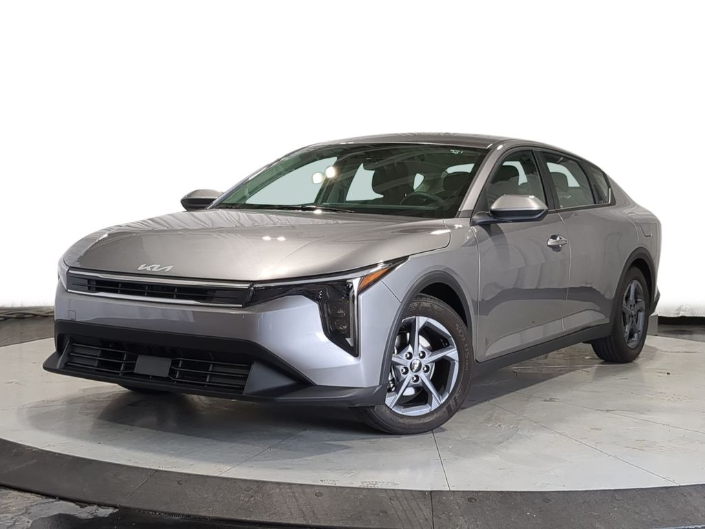 Steel Gray 2026 Kia K4 LXS FWD Sedan Front-Wheel Drive Continuously Variable Transmission