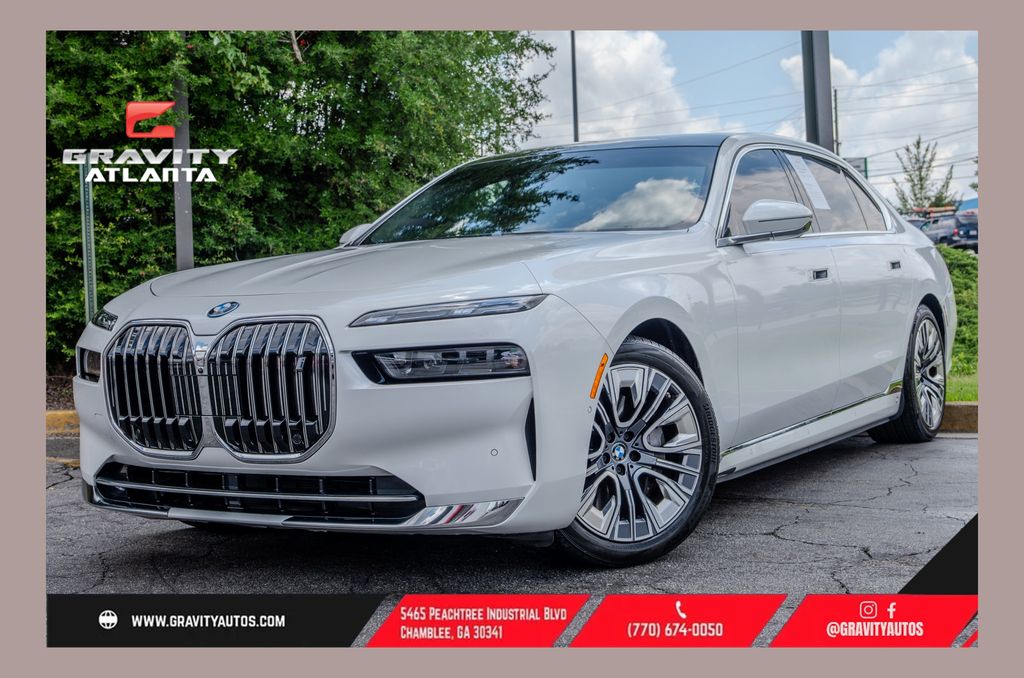 Mineral White Metallic 2024 BMW i7 Sedan All-Wheel Drive Automatic