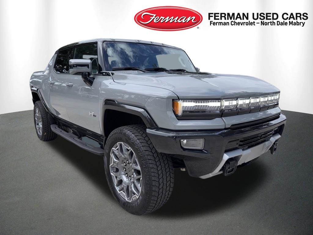 Meteorite Metallic (Grey) 2025 GMC Hummer EV Pickup 3X Crew Cab AWD Pickup Truck All-Wheel Drive 1-Speed Automatic