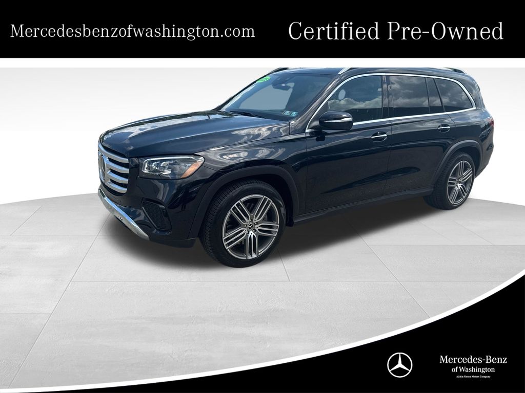 Obsidian Black Metallic 2025 Mercedes-Benz GLS SUV / Crossover All-Wheel Drive 9-Speed Automatic