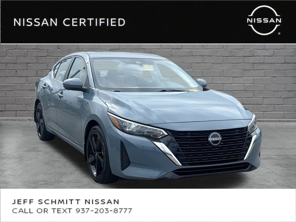 Atlantic Gray Metallic 2024 Nissan Sentra Sedan Front-Wheel Drive Continuously Variable Transmission