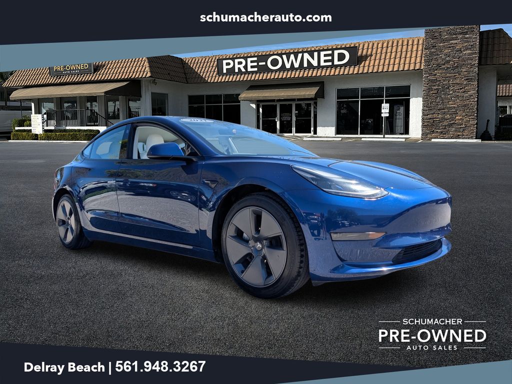 used 2021 Tesla Model 3 car, priced at $22,988