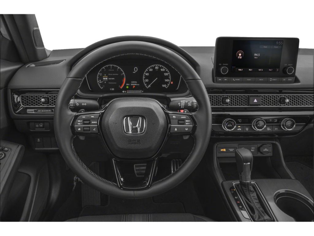 Rallye Red 2026 Honda Civic Hatchback Sport FWD Hatchback Front-Wheel Drive Continuously Variable Transmission