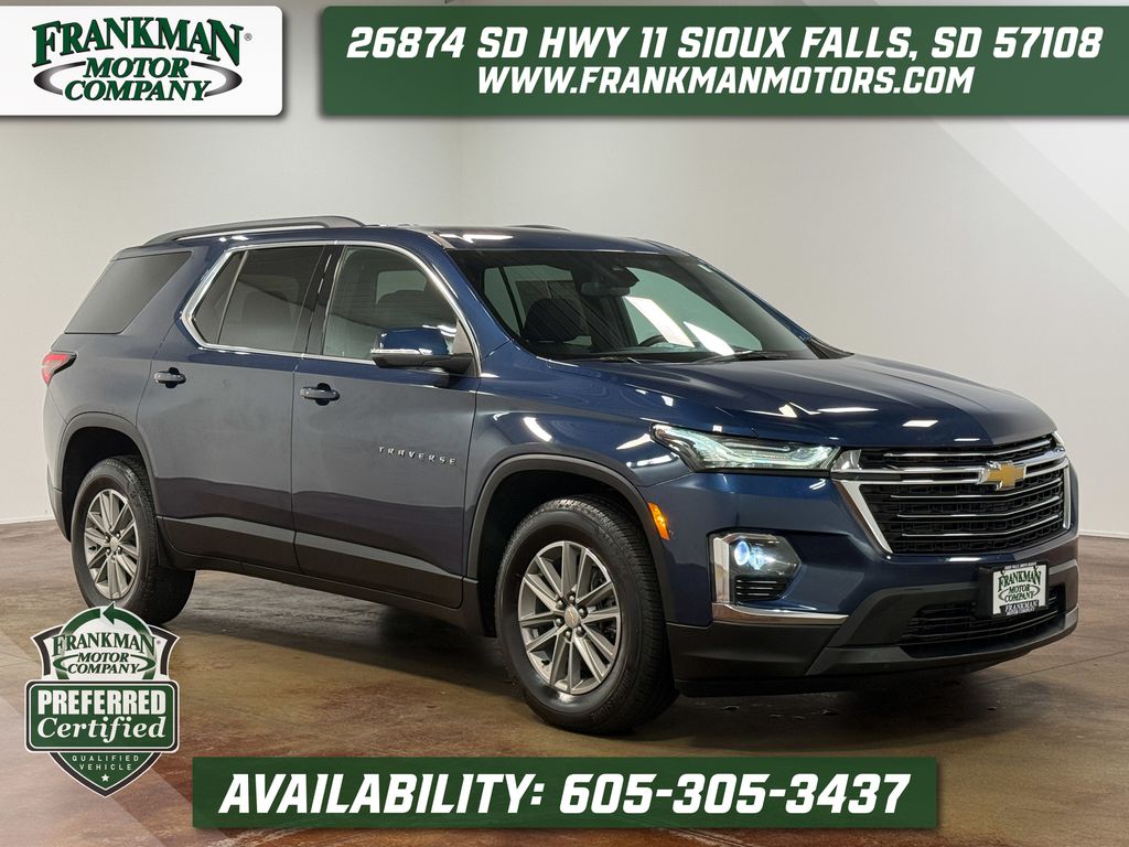 Northsky Blue Metallic 2023 Chevrolet Traverse SUV / Crossover Four-Wheel Drive 9-Speed Automatic