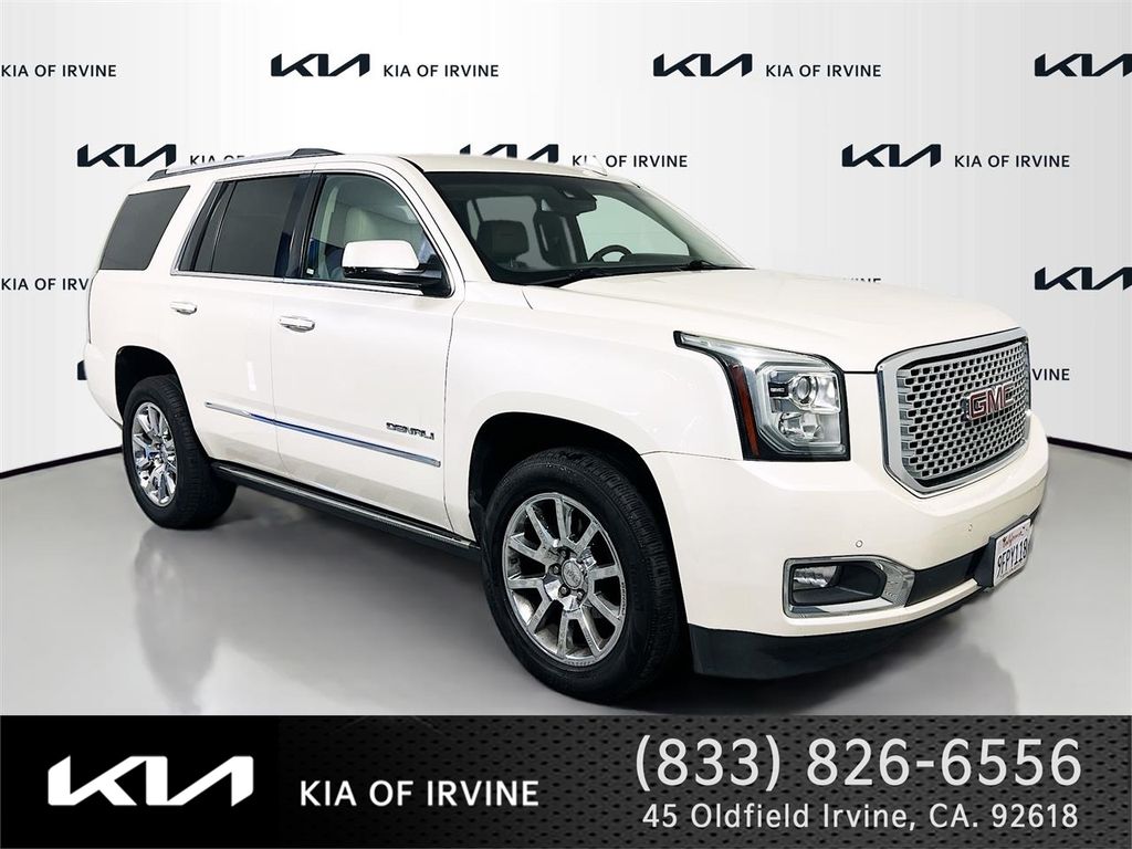 White Diamond Tricoat 2015 GMC Yukon Denali SUV / Crossover 4X2 8-Speed Automatic