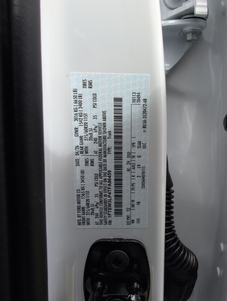 New 2026 White Ford XLT DARK TRAIL image 37