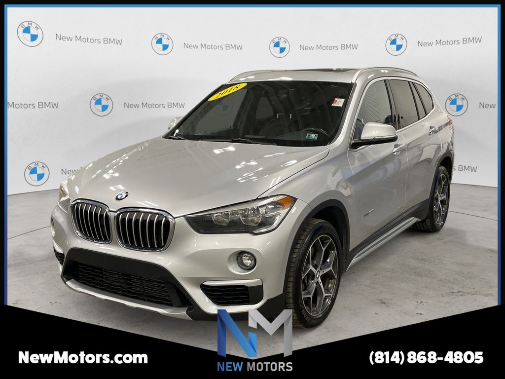Glacier Silver Metallic 2018 BMW X1 SUV / Crossover All-Wheel Drive 8-Speed Automatic
