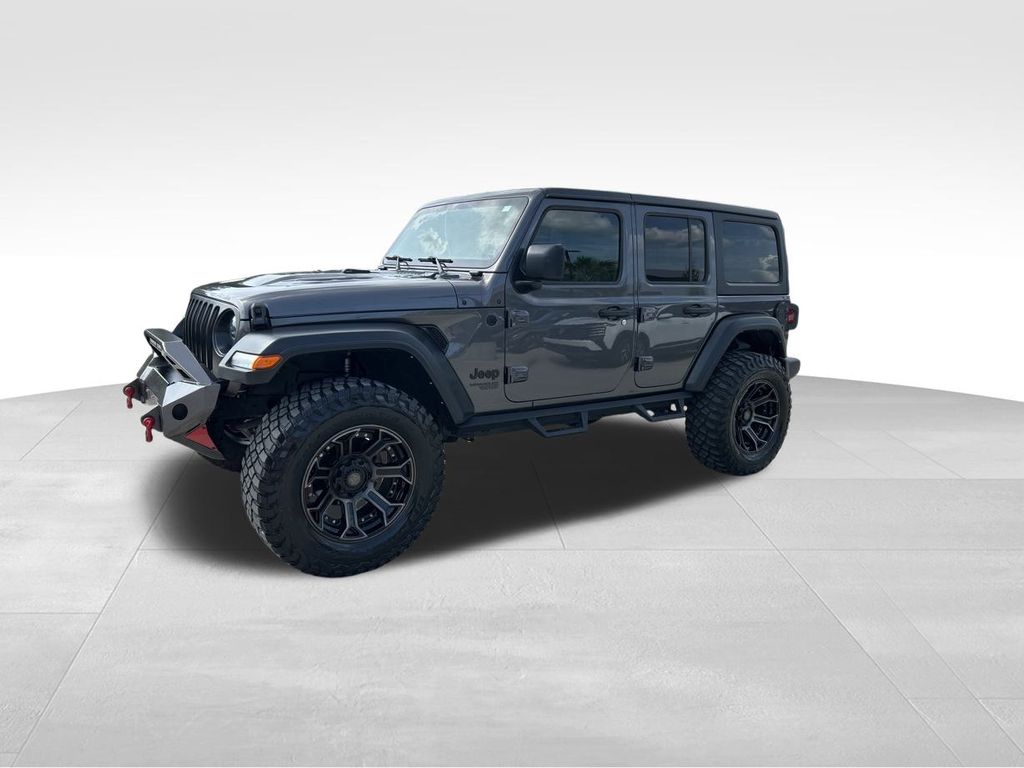 2021 Granite Crystal Metallic Clearcoat Jeep Wrangler Unlimited Sport S 4X4 SUV