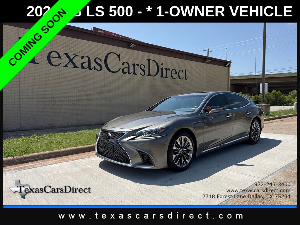 Manganese Luster 2020 Lexus LS Sedan Rear-Wheel Drive Automatic