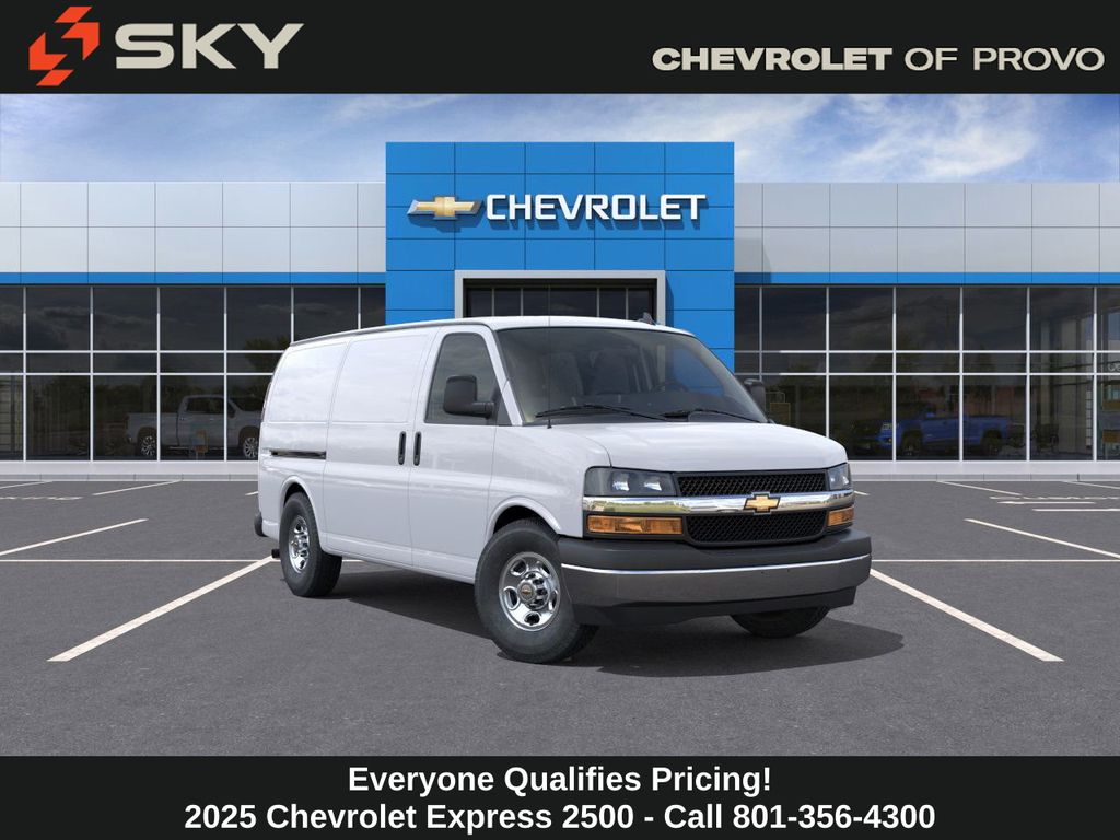Summit White 2025 Chevrolet Express Cargo 2500 RWD Van Rear-Wheel Drive